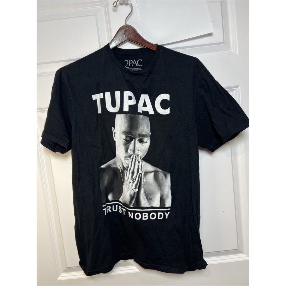 Tupac Trust Nobody Black T Shirt Size Large Hip-hop Rap R&B